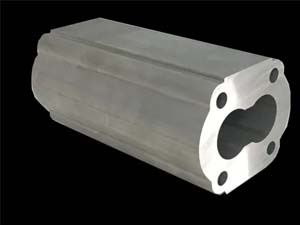 Aluminum Extruded Profile for Motor Gear Pump Shell