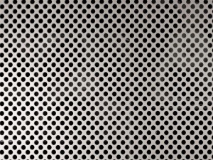 Aluminum perforated decorative carved panel