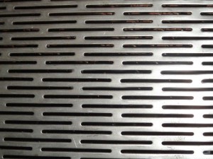 Architectural aluminum cladding perforated panels